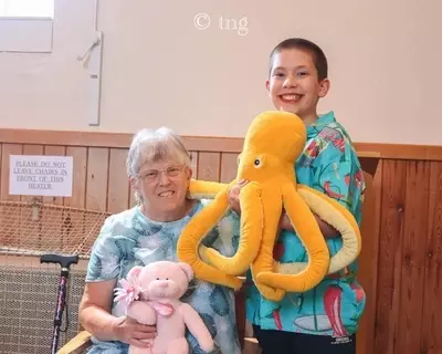 Mr. Octopus decided to join the party!